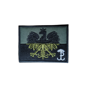 11918827.png Нашыўка вышытая тактычная з гербам і сцягам Польшчы і эмблемай Варшаўскага паўстання