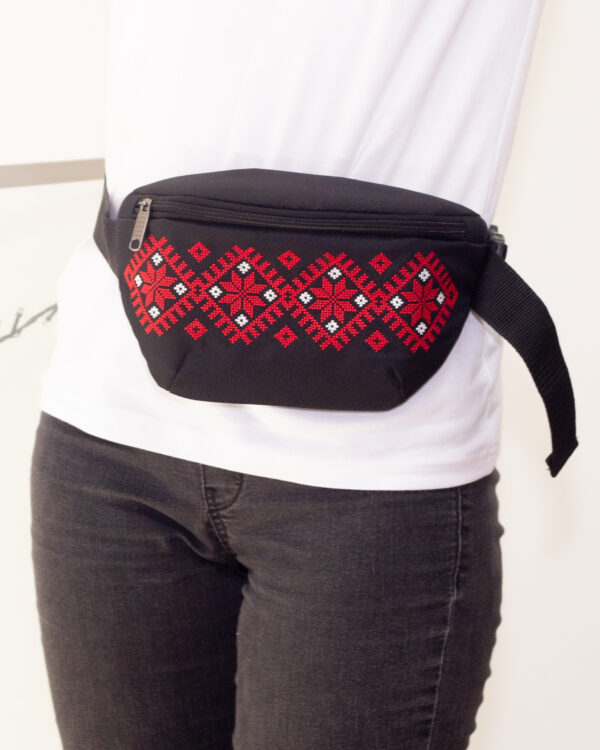 Торба на пояс з беларускім арнаментам