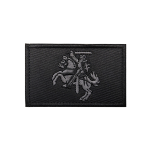 Нашыўка вышытая з гербам «Віціс» на чорным фоне з «ліпучкай» (велкра)