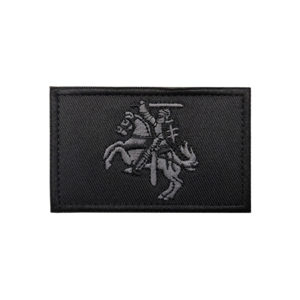 Нашыўка вышытая з гербам «Віціс» на чорным фоне з «ліпучкай» (велкра)