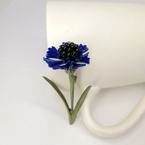 Брошка аб'ёмная «Валошка»