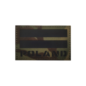 28911018.png Нашыўка тактычная са сцягам Польшчы і надпісам POLAND з двума палоскамі
