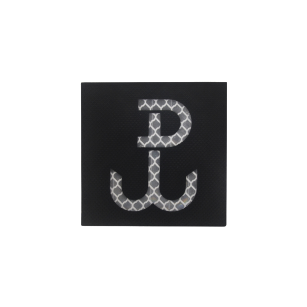 Нашыўка святлоадбіўная квадратная з эмблемай Варшаўскага паўстання