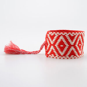 Бранзалет тканы ў этнічным стылі