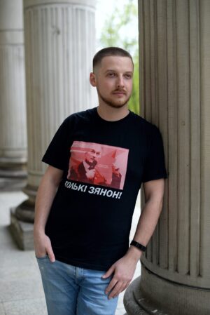 55435922.jpg Цішотка чорная мужчынская «Толькі Зянон!»