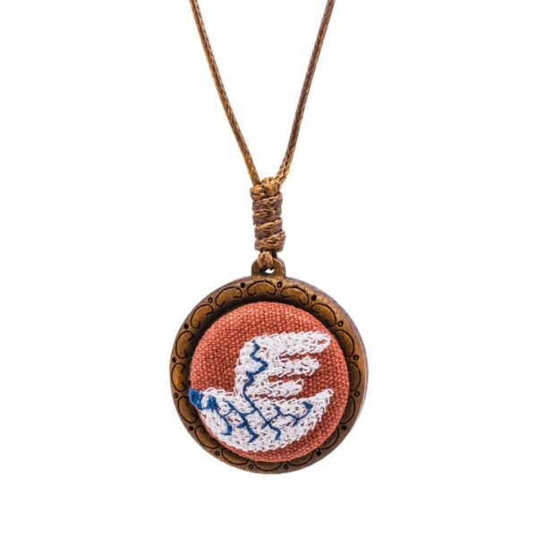 Кулон вышыты «Птушка»