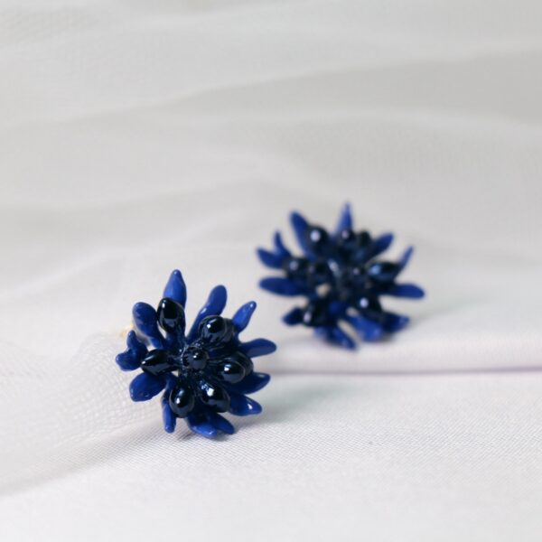 Завушніцы эмалевыя «Валошка»