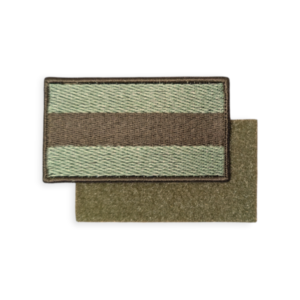 Нашыўка вышытая тактычная з бела-чырвона-белым сцягам