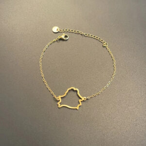 Бранзалет з контурам Беларусі