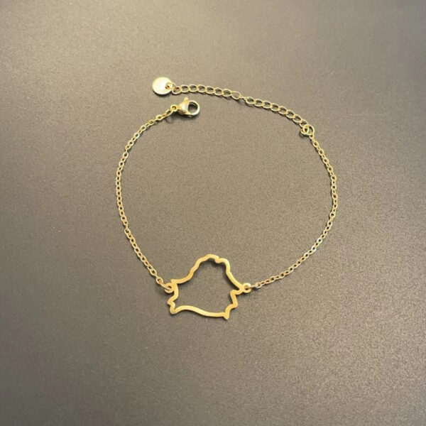 Бранзалет з контурам Беларусі