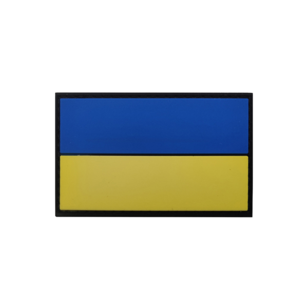 Нашыўка PVC са сцягам Украіны