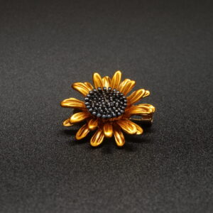 85886386.jpg Брошка металічная «Сланечнік»