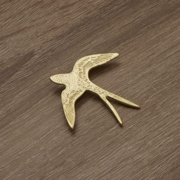 Брошка металічная «Ластаўка»