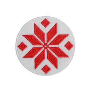 Нашыўка вышытая з беларускім арнаментам «Агонь»