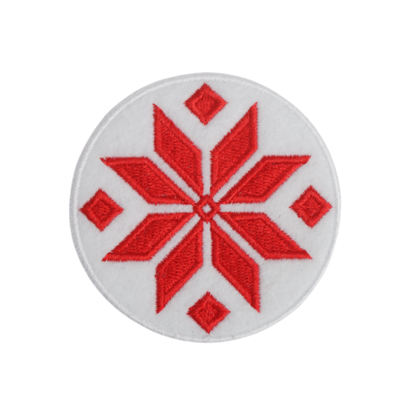 Нашыўка вышытая з беларускім арнаментам «Агонь»