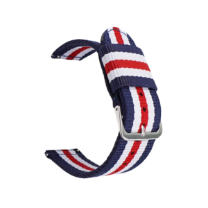 97378538.png Бранзалет для гадзінніка бела-чырвона-белы на цёмна-сінім фоне