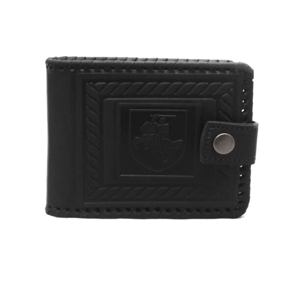 Гаманец скураны «Пагоня» з двума аддзеламі для купюр