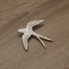 Брошка металічная «Ластаўка»