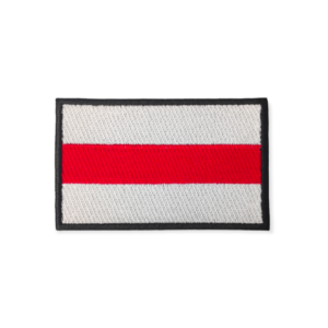 Нашыўка з бела-чырвона-белым сцягам