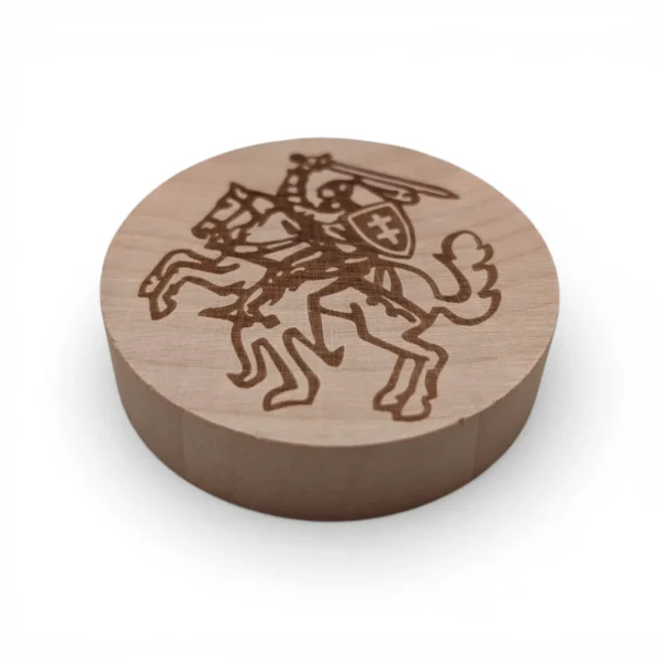 Магніт-адкрывалка драўляны са старажытным гербам «Пагоня»